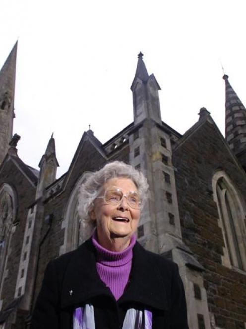 Historic Iona Church Restoration Trust secretary Margaret Innes. Photo by Jane Dawber.