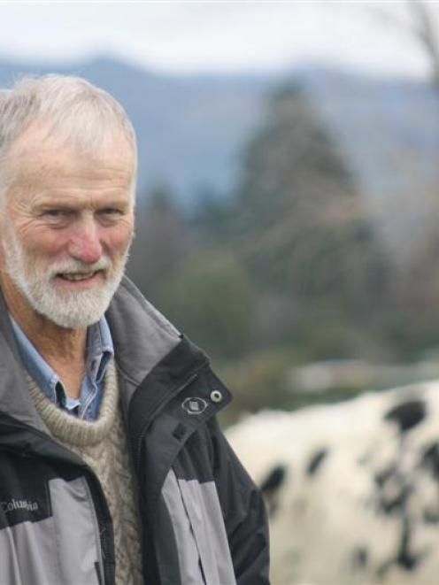 Holstein Friesian New Zealand distinguished service award recipient James Robertson, of Outram....