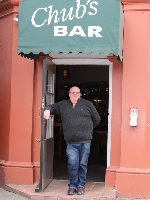 Hospitality New Zealand national board member and long-time publican John McHugh relaxes outside...