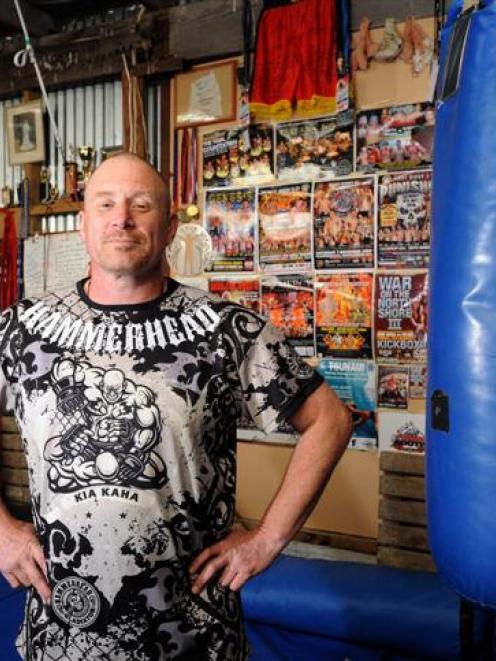 Howie Booth in his home training centre. Photos by Craig Baxter.