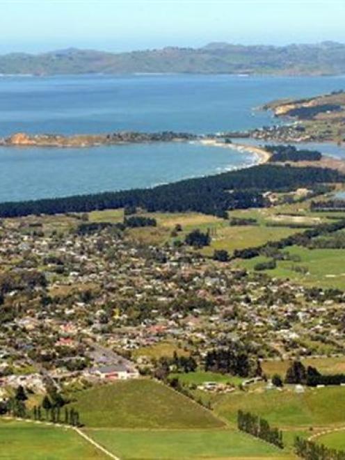 Huriawa Peninsula (centre) is to become the first Otago/Southland wahi tapu area to be registered...