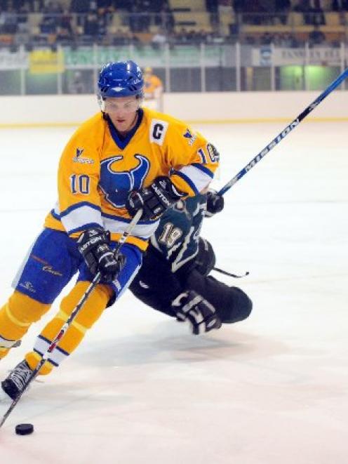 Ice Blacks forward Simon Glass will again be a key player for the Southern Stampede this season....