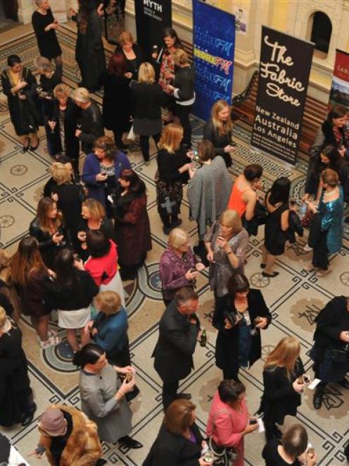 ID fashion show at the Dunedin Railway Station on Friday evening. Photo by ODT.