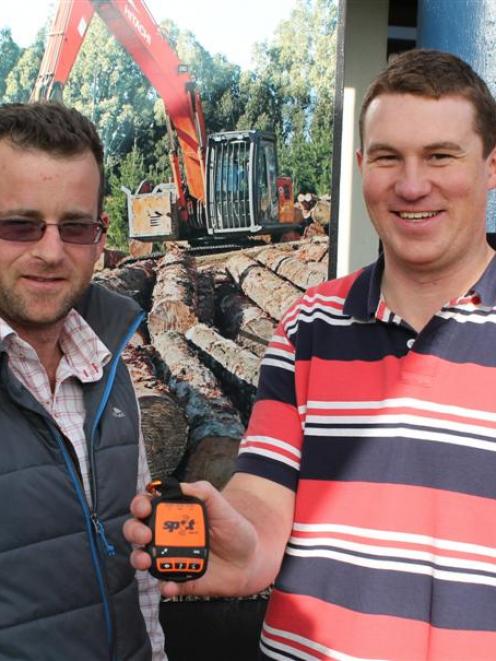 IFS Growth forestry management company managing director Dan  Minehan (left) and asset...