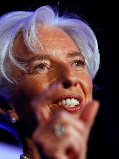 IMF Managing Director Christine Lagarde. Photo Reuters