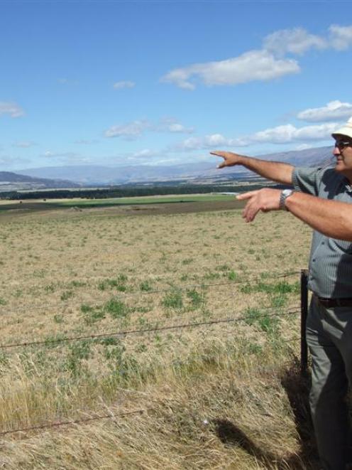 In 2010,  Irrigation NZ chairman Graeme Sutton (left) and Tarras Water director Peter Jolly...