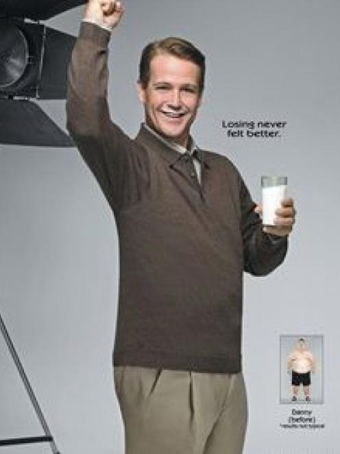 In this image released by Milk Processor Education Program on December 9, 2009, Danny Cahill, a...