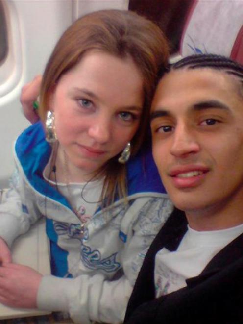 In this undated image taken from the cellular phone of Mohamed D'Ali Carvalho Santos and released...