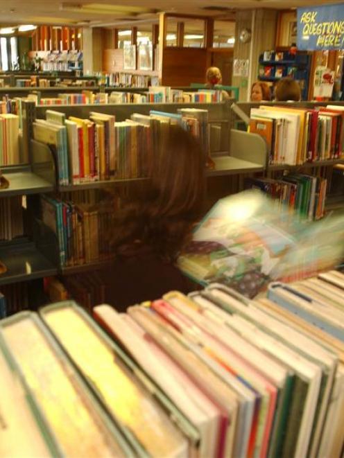 Inside the children's section of the Dunedin Public Library. Photo by Peter McIntosh.