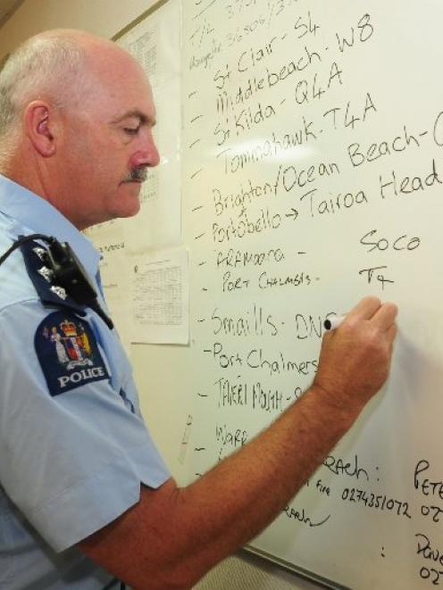 Inspector Alistair Dickie directs the police response to the tsunami.