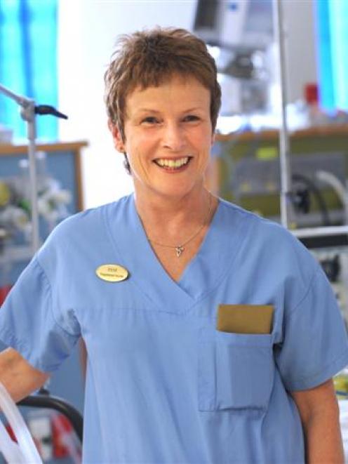 Intensive care nurse Pam Adams. Photo by Peter McIntosh.