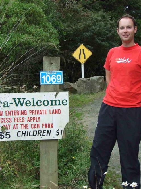 Irish tourist John Smyth knew about the Cathedral Caves' $5 entry fee before arriving, but missed...
