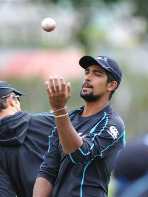 Ish Sodhi is in line to make his ODI debut for New Zealand.