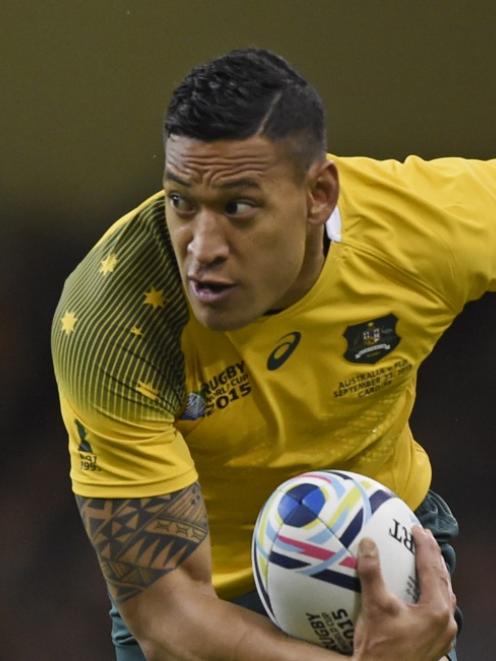 Israel Folau. Photo Reuters