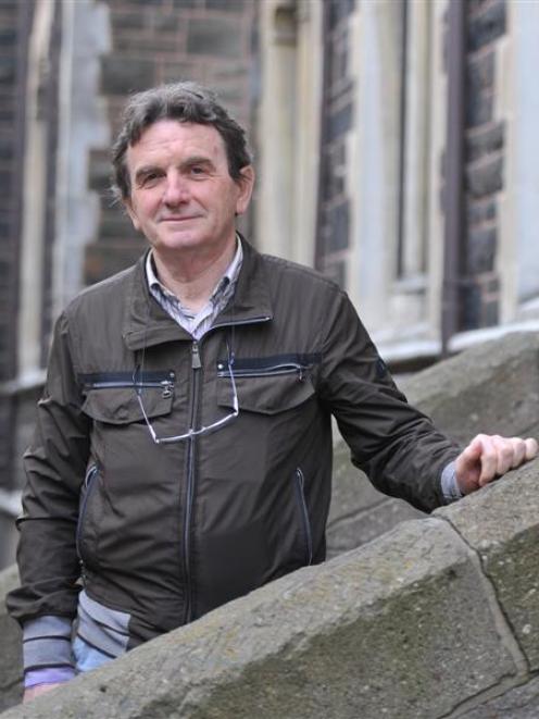 Italian engineering researcher Prof Claudio Modena is pictured outside the University of Otago's...