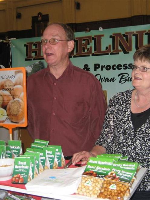Ivan and Dot Burney, of Nutlands Hazelnuts. Photo by Charmian Smith.