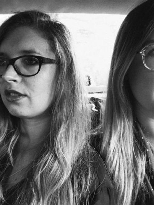 Ivy Rossiter (left) and Nadia Reid perform two shows in Dunedin this weekend. Photo supplied.