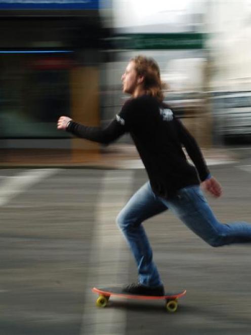 Jake Dobson uses his skateboard to get to work, but police will start targeting dangerous...