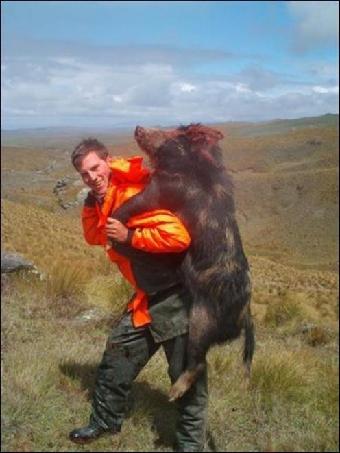 James Cessford on a recent hunting trip. Photo supplied.