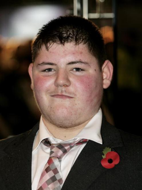 Jamie Waylett arrives at the World Premiere of 'Harry Potter And The Goblet Of Fire' at the Odeon...