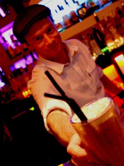 Jason Clark: "This is a great chance for bartenders to show off their skills." Photo from ODT files.