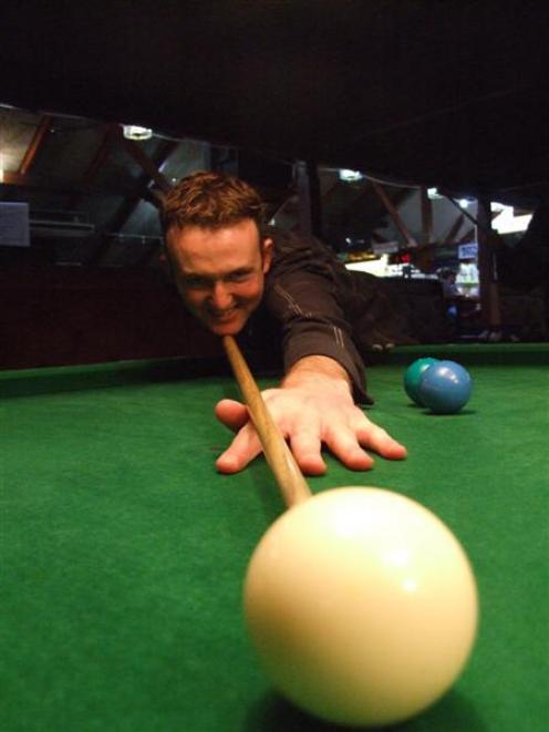 Jason Todd is hoping to attract sponsorship to allow him to improve his ranking in snooker. Photo...