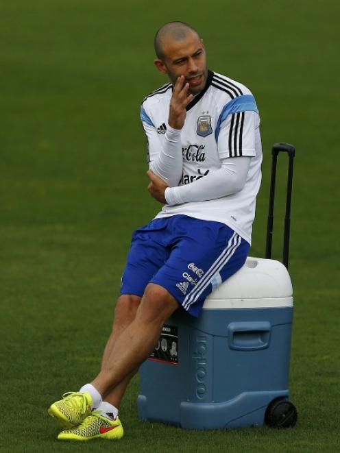 Javier Mascherano.Photo by Reuters