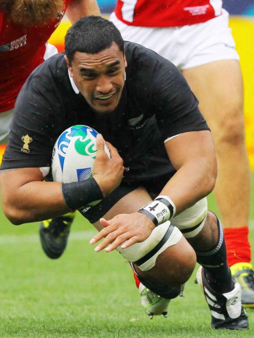 Jerome Kaino is among the players who carry conspicuous writing on their wrist strappings. (AP...