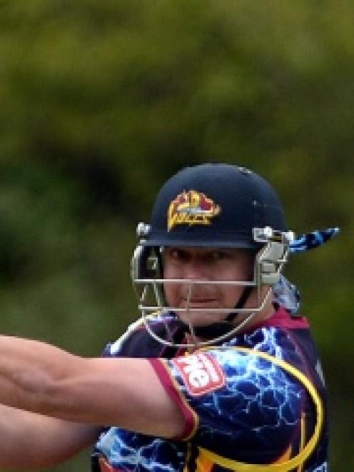 Jesse Ryder in action for the Otago Volts in a twenty20 match against the Central Stags at the...