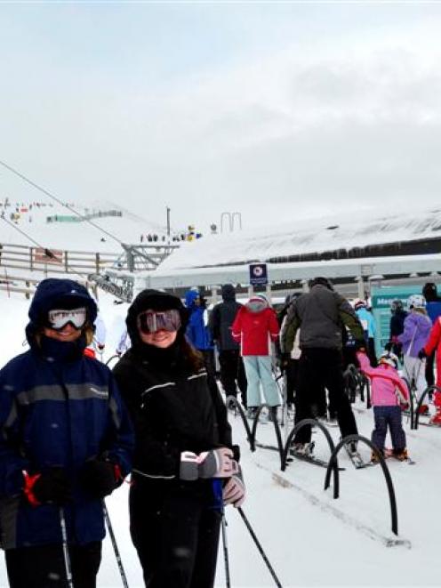 Jim, Carol and Claire McCormack, of the Whitsundays, Queensland, enjoyed a change of climate at...