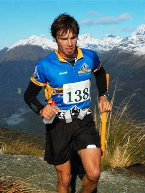 Jim Hawkridge, of Queenstown, competes in the 2007 Routeburn Classic, the year he took top...