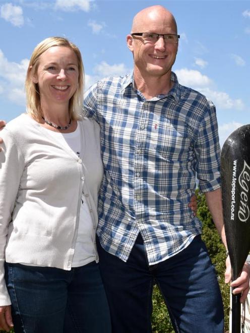 Jo and Dave Menzies at their Roslyn home yesterday. Photo by Gerard O'Brian.