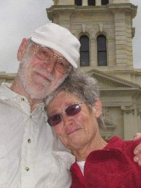 John and Nina Walker, of Shepshed, Leicestershire, England, were checking out Oamaru's Victorian...