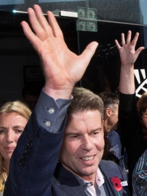 John Campbell greets supporters last month. Colleagues were visibly upset at the demise of the...