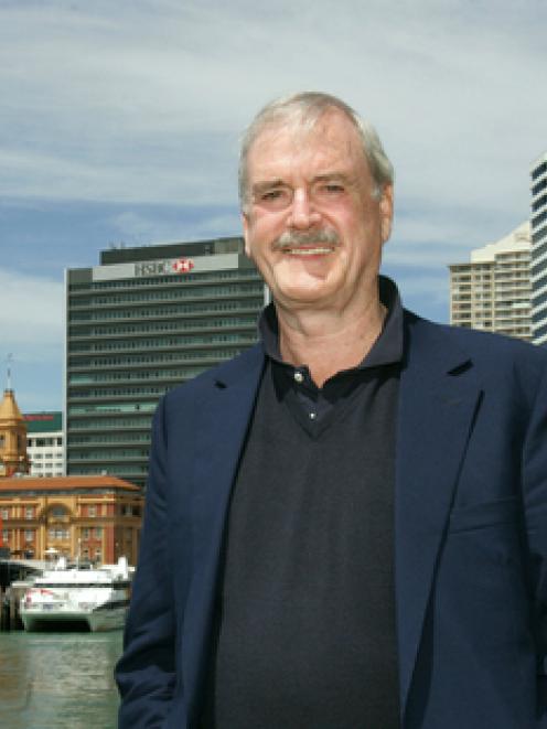 John Cleese during a visit to Auckland in 2005. Photo: NZ Herald