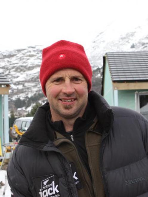 John Cocks, Cocksy of 'Your Home, Your Castle' fame, in Queenstown earlier this month filming ...