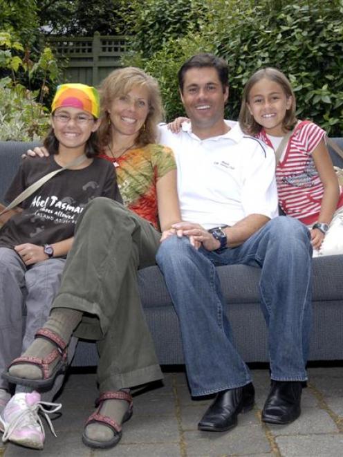 John Sileo, wife Mary and daughters Makayla and Sophie always shred their paper rubbish to...