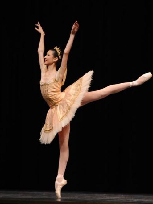 Jordan Mullin performs in the 2010 McDonald's Ballet Scholarship in the Concert Hall at Sydney...