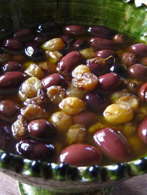 Judith Cullen's grape and olive mostarda. Photo by Charmian Smith.