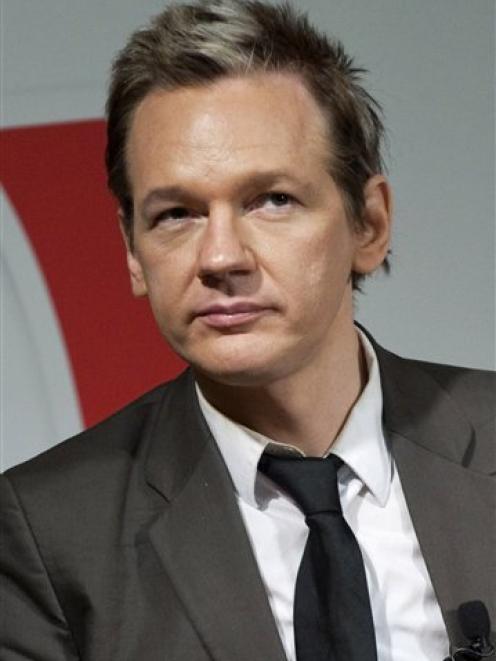 Julian Assange seen in Stockholm, Sweden in August last year. (AP Photo/Scanpix/Bertil Ericson,...