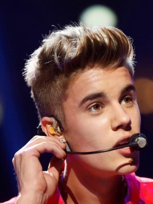 Justin Bieber. Photo Reuters