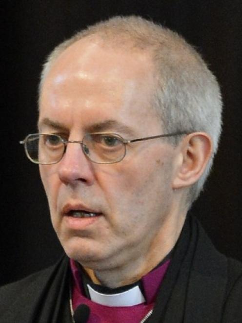 Justin Welby, the Archbishop of Canterbury. Photo Reuters