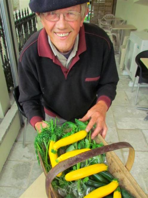 Kakanui grower Jim O'Gorman shows off some healthy food, after being selected to supply...