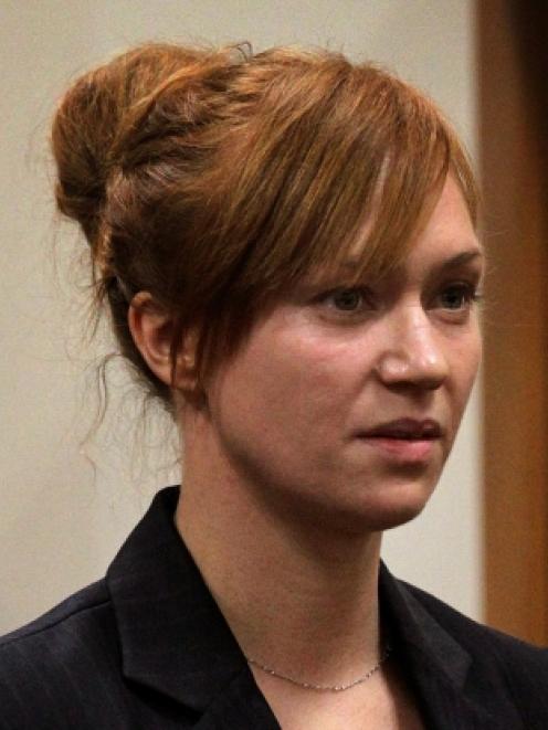 Kara Hurring in the High Court at Rotorua at the start of her trial. Photo / NZ Herald