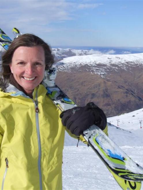 Karen Skillen is visiting ski resorts around the world promoting fundraising initiatives to help...