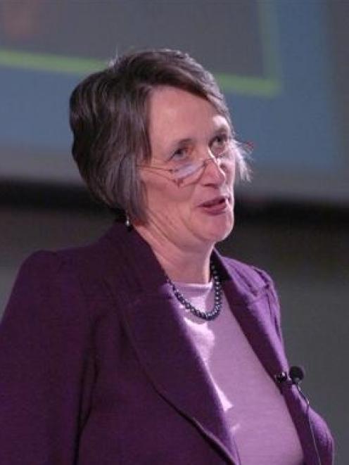 Kate Dewes speaks at the Dunedin Abrahamic Interfaith Group's 2008 Peace Lecture.