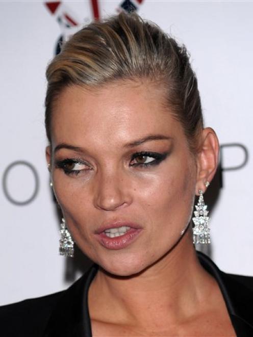 Kate Moss is shown in this April file photo. (AP Photo/Evan Agostini, File)
