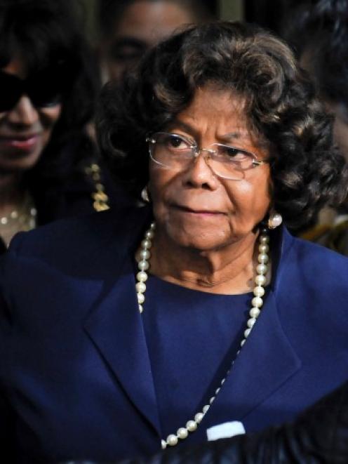 Katherine Jackson leaves the sentencing hearing of Dr Conrad Murray, who was convicted of...