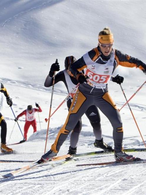 Katie Calder won the 30km Gommerlauf nordic ski race in Switzerland - one of the largest ski...