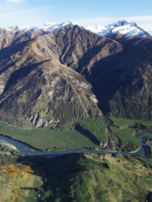 Kawarau River Station, one of the Wakatipu's largest freehold sites, is for sale. Photo supplied.